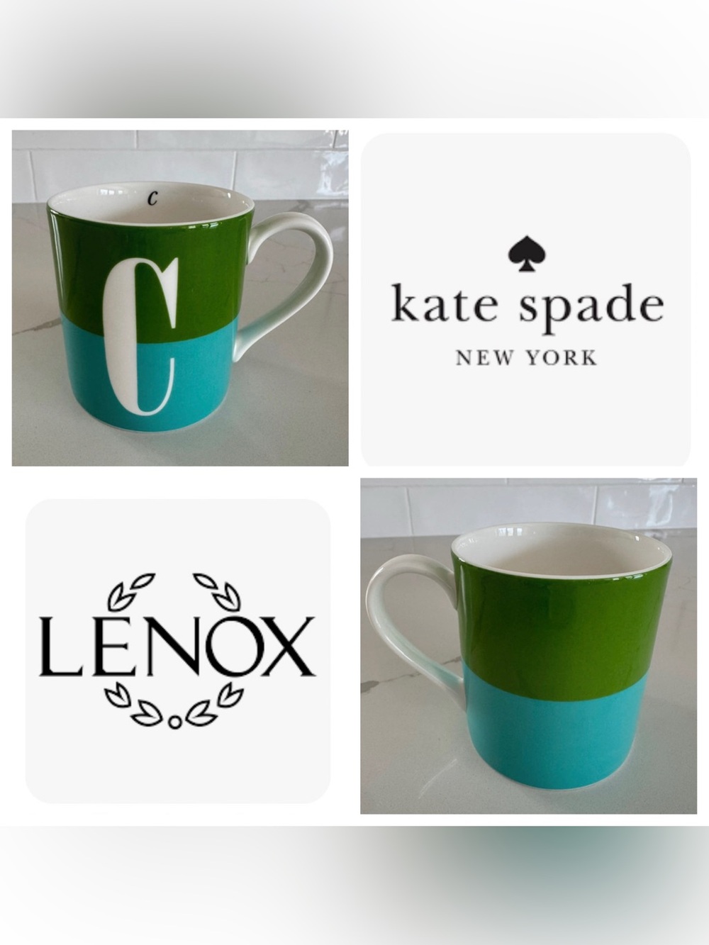 Kate Spade To The Letter by Lenox Monogram “C” Mug